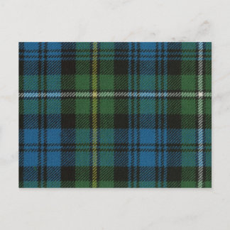Post Card Campbell of Argyll Ancient Tartan Print