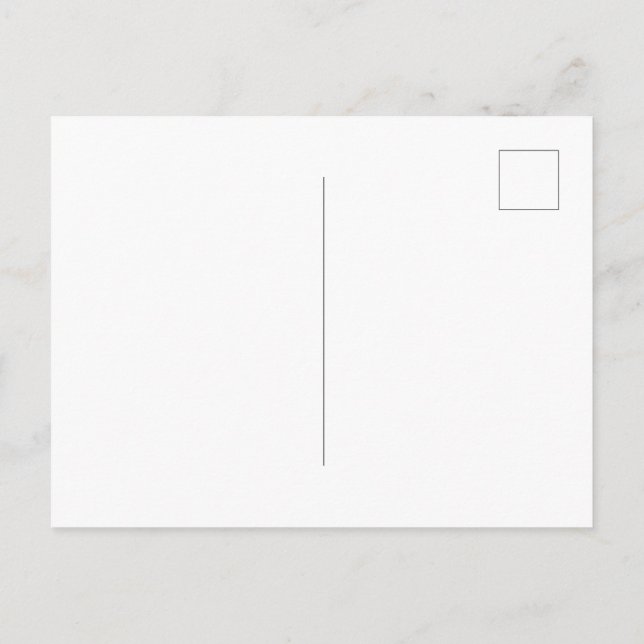 Post Card customisable (Back)
