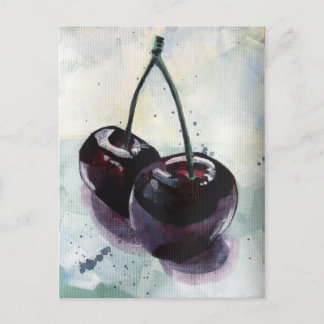 Post Card - Dark Cherries