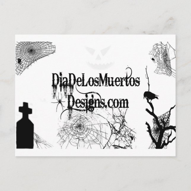 Post Card DiaDeLosMuertosDesigns Script (Front)