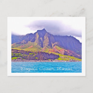 POST CARD, FLUTED-CLIFFS OF NAPALI COAST POSTCARD