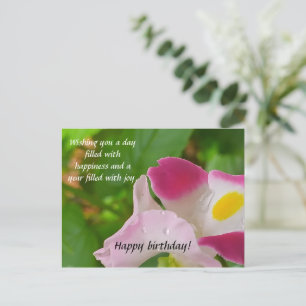 POST CARD FOR NATURE LOVER WITH BIRTH DAY WISH