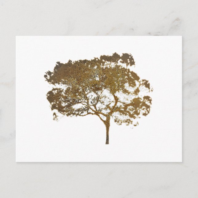 post card GOLDEN TREE STYLE DESIGN (Front)