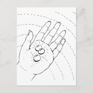 Post Card - Hand with Jewels