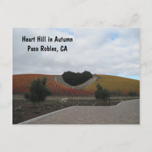 Post Card: Heart Hill in Autumn, Paso Robles Postcard