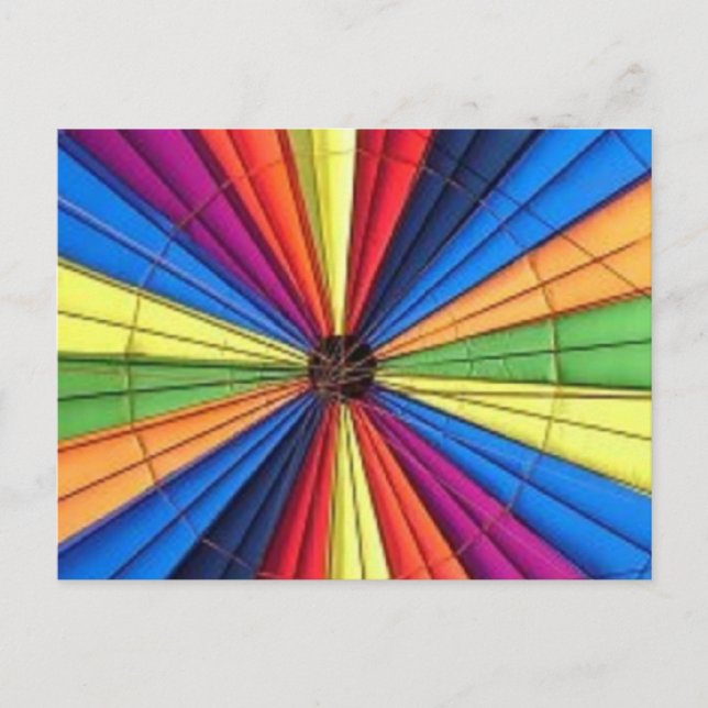 Post Card Inside Hot Air Balloon (Front)