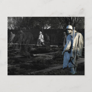 Post Card - Korea War Memorial