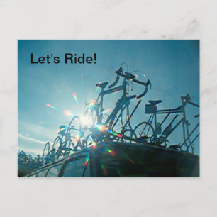 Post Card - Let's Ride (Bicycles)