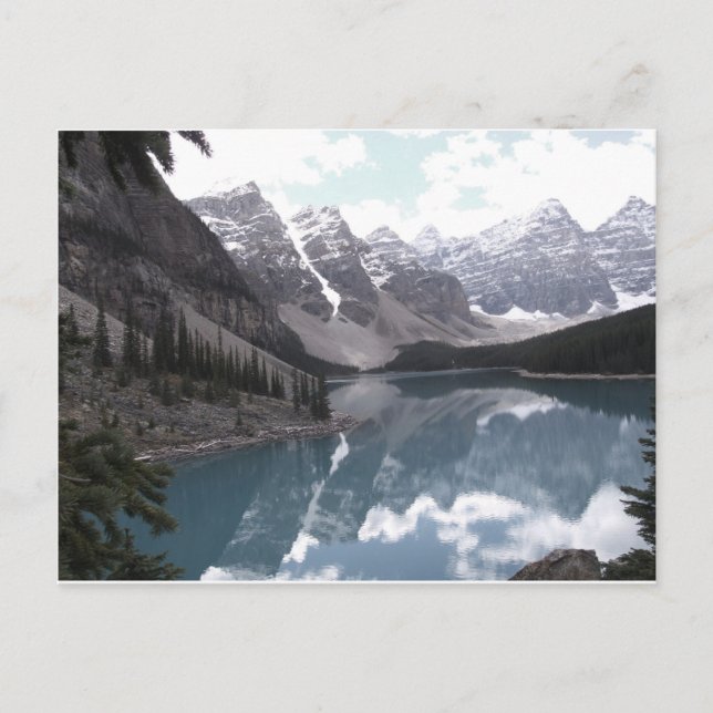 Post Card, Moraine Lake. Banff Alberta. Postcard (Front)