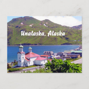 Post Card of Unalaska, Alaska