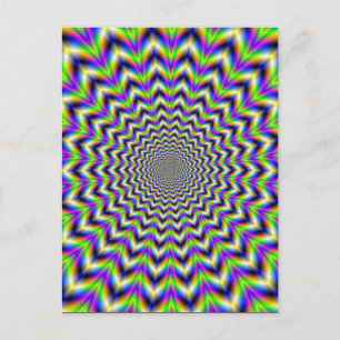 Post Card  Psychedelic Star
