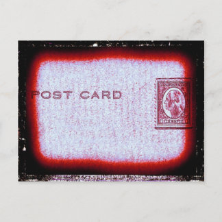 "Post Card" (Red) Postcard