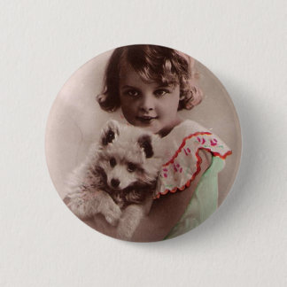 Post Card Romantic 6 Cm Round Badge