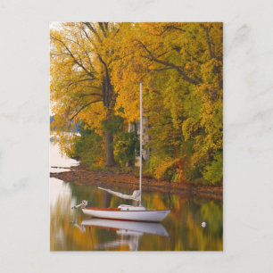 POST CARD SAILBOAT VERMONT