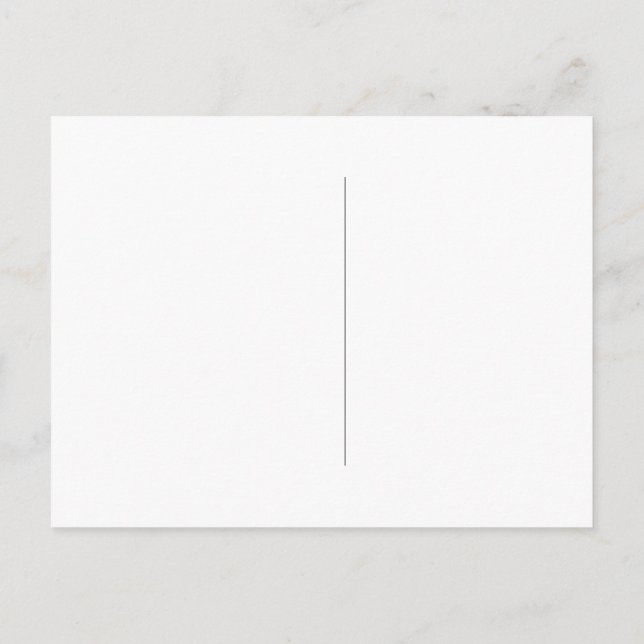 Post Card, Size: Standard Postcard, Paper: Matte Postcard (Back)