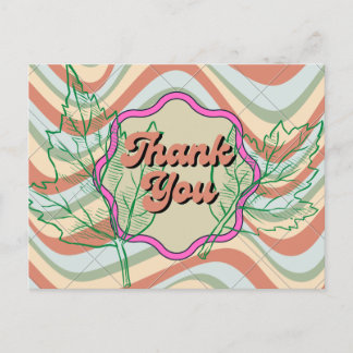 Post Card, Size: Standard Postcard,thank you Postcard