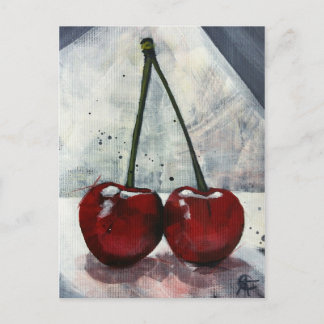 Post Card - Twin Cherries