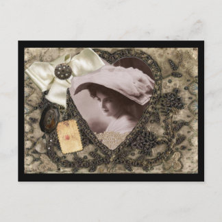 Post Card - Vintage Lady