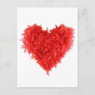 Post Cards Red Heart Boa