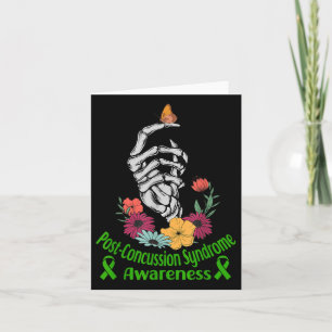Post-concussion Syndrome Awareness Halloween Card