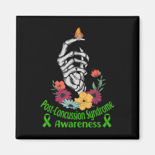Post-concussion Syndrome Awareness Halloween Magnet