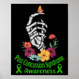 Post-concussion Syndrome Awareness Halloween Poster