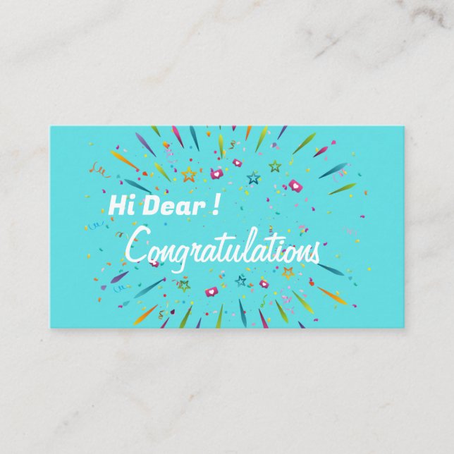 post corgratulations enclosure card (Front)