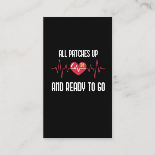 Post Heart Surgery Get Well Bypass Recovery Business Card