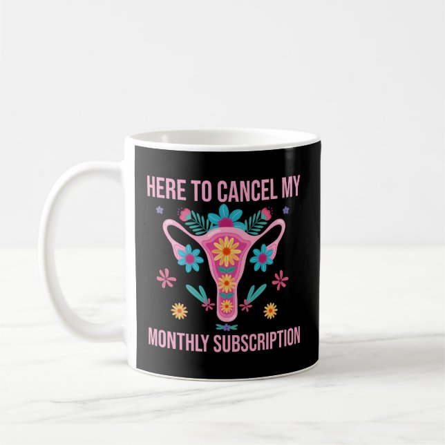 Post Hysterectomy Recovery Uterus Removal Coffee Mug (Left)