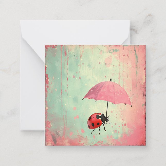 Post-Internet Rainbows: Explore Whimsy & Ladybugs Card (Front)