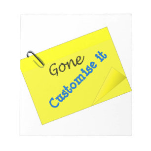 Post it humour funny yellow sticky notepad