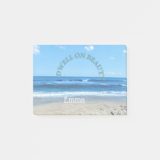 Post it note - Earth day dwell on beauty (Front)