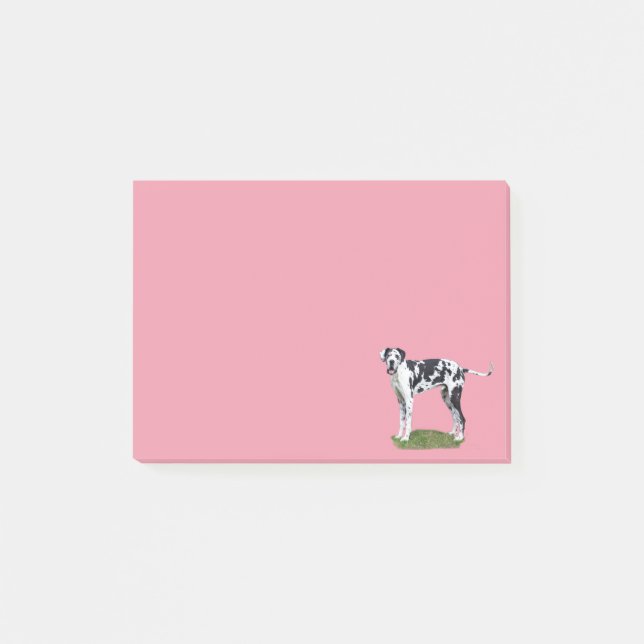 Post it note Great Dane Dog (Front)