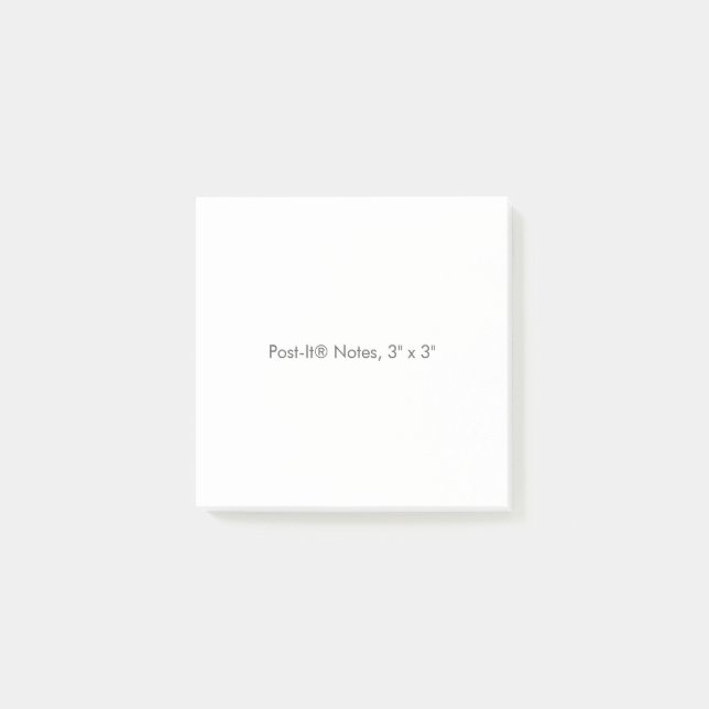 Post-It® Notes, 3" x 3" Post-it Notes (Front)