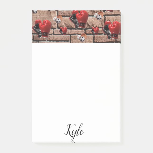 Post-it Notes Boxing Gloves (Front)