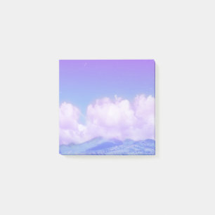 Post-It Notes Cosy Purple Clouds Stationery 