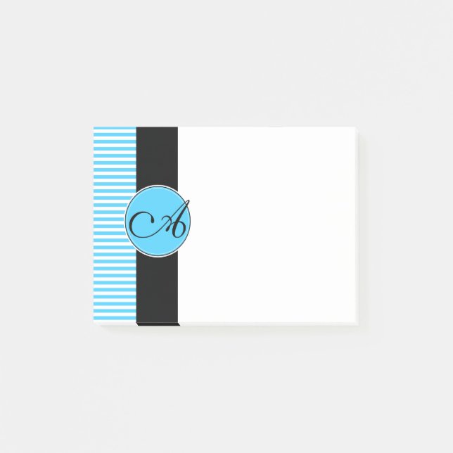 Post-It Notes, Custom Monogram Notes (Front)