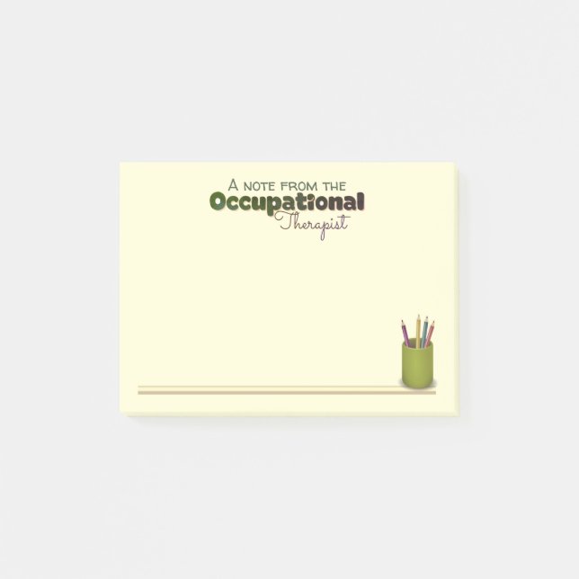 Post-it Notes for the Occupational Therapist (Front)