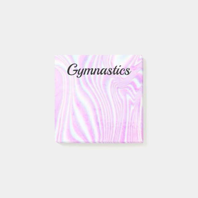 Post-It Notes - Gymnastics 3" x 3" (Front)
