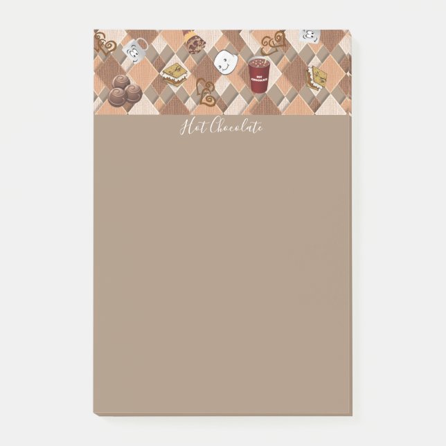 Post-it Notes Hot Chocolate Marshmallow (Front)