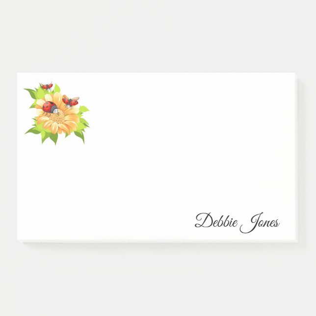 Post-it-Notes-Ladybugs Post-it Notes (Front)
