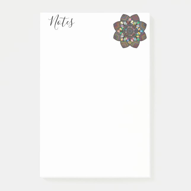 Post-it Notes Mandala (Front)