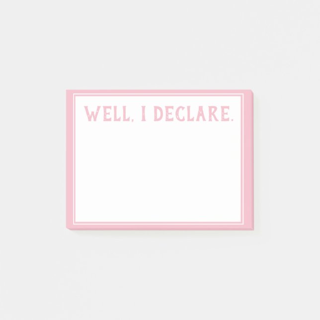 Post It Notes Notepad - Southern Sayings (WID) (Front)