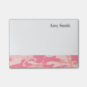Post-it-Notes-Pink Camo Post-it Notes
