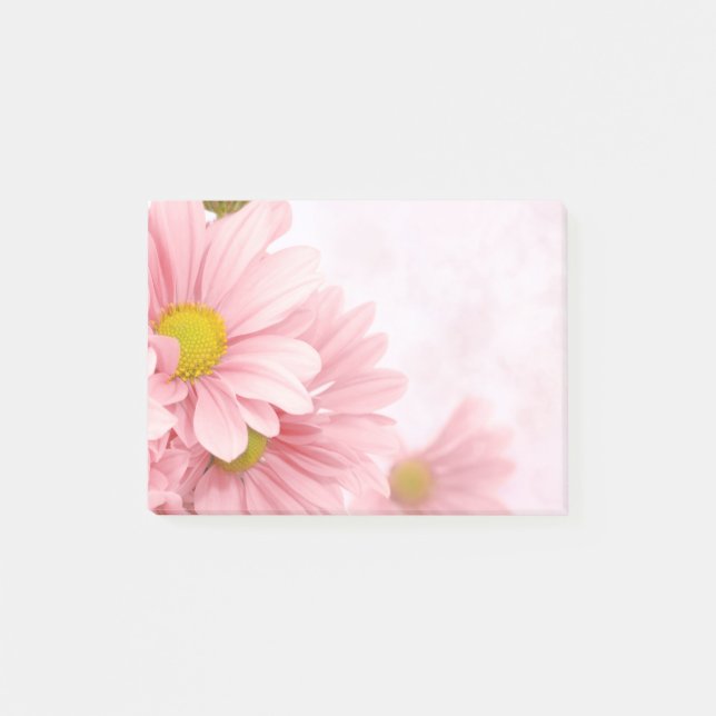 Post-it-Notes-Pink Daisies Post-it Notes (Front)