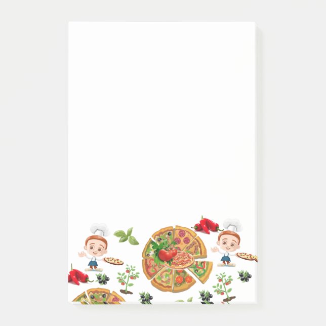 Post-it Notes Pizza (Front)