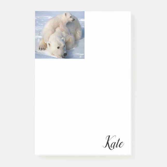Post-it Notes Polar Bear (Front)