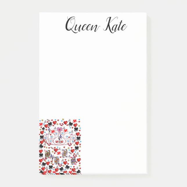 Post-it Notes Queen Cards (Front)