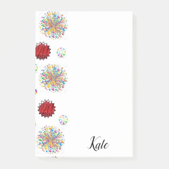 Post-it Notes Red Liquorice (Front)