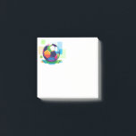 Post-it-Notes-Soccer Ball Post-it Notes<br><div class="desc">Post-it-Notes shown in white with a sports soccer ball print. 
Customise this item or buy as is.</div>